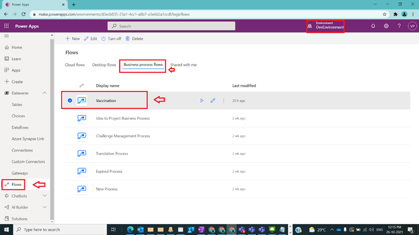 Call Power Automate Flow from BPF in Dynamics CRM